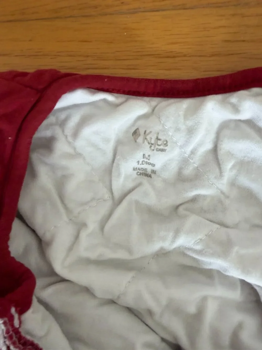 Kyte Baby 1.0 Tog Sleep Sack in Ruby (Red)